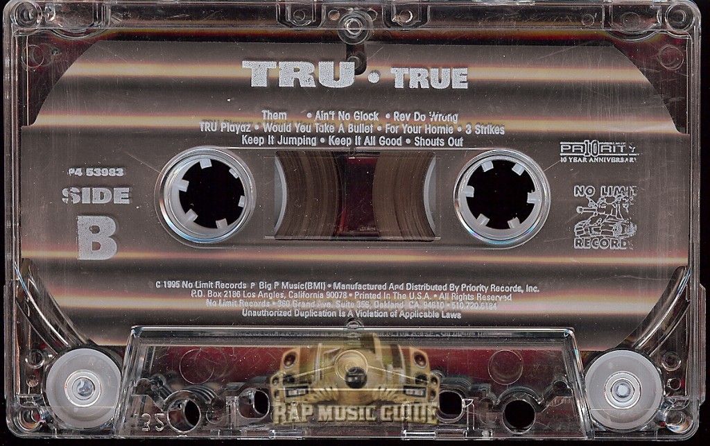 TRU - True: Cassette Tape | Rap Music Guide